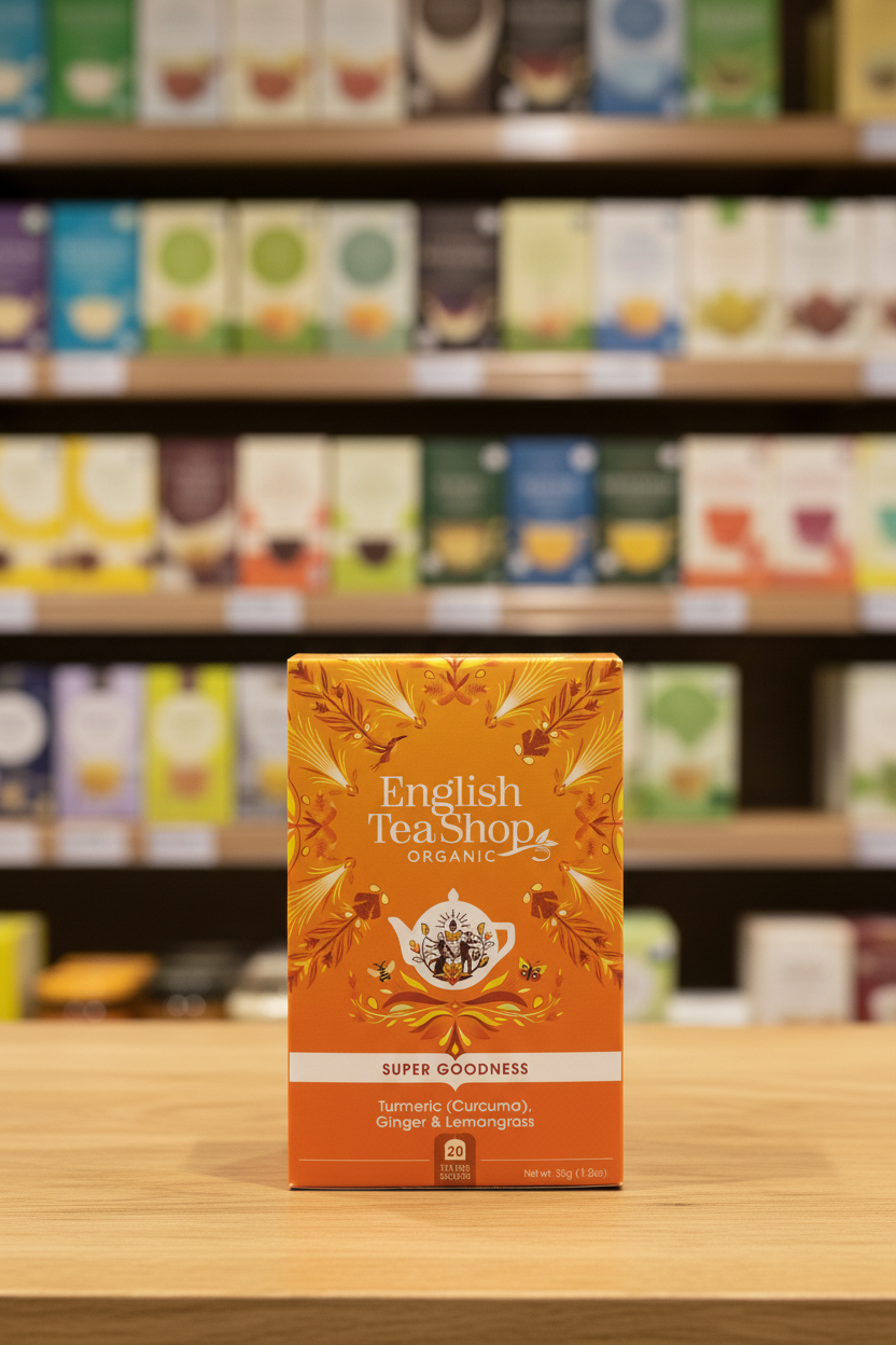 6 x English Tea Shop Turmeric Ginger Lemongrass - 20Bags