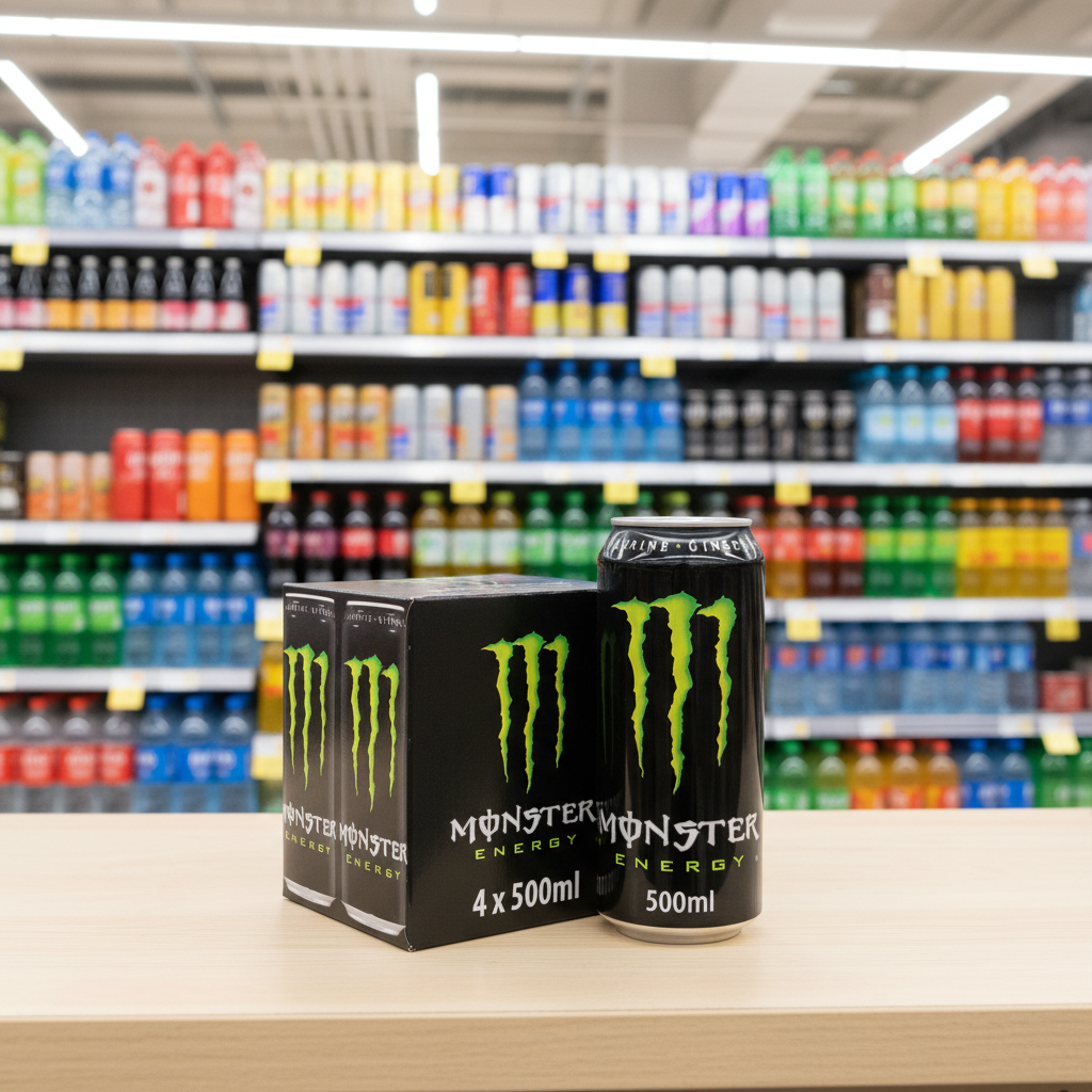 4 x Monster Energy Original 500Ml