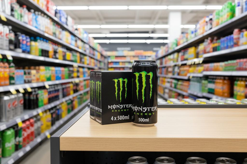 4 x Monster Energy Original 500Ml