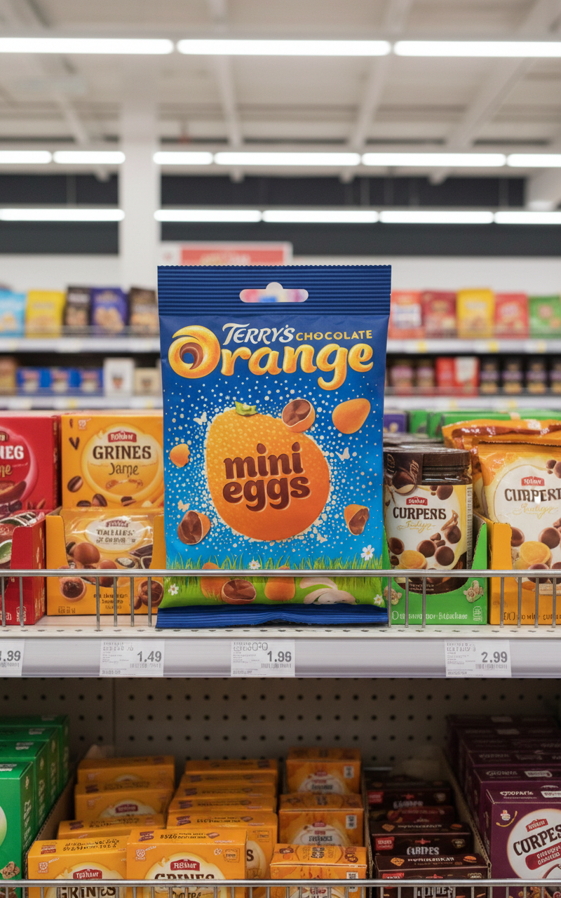 12 x Terrys Chocolate Orange Mini Eggs Bag - 70GM