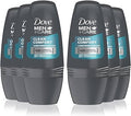 6 x Dove Men + Care Clean Comfort Roll On 48H Anti-Perspirant Deodorant