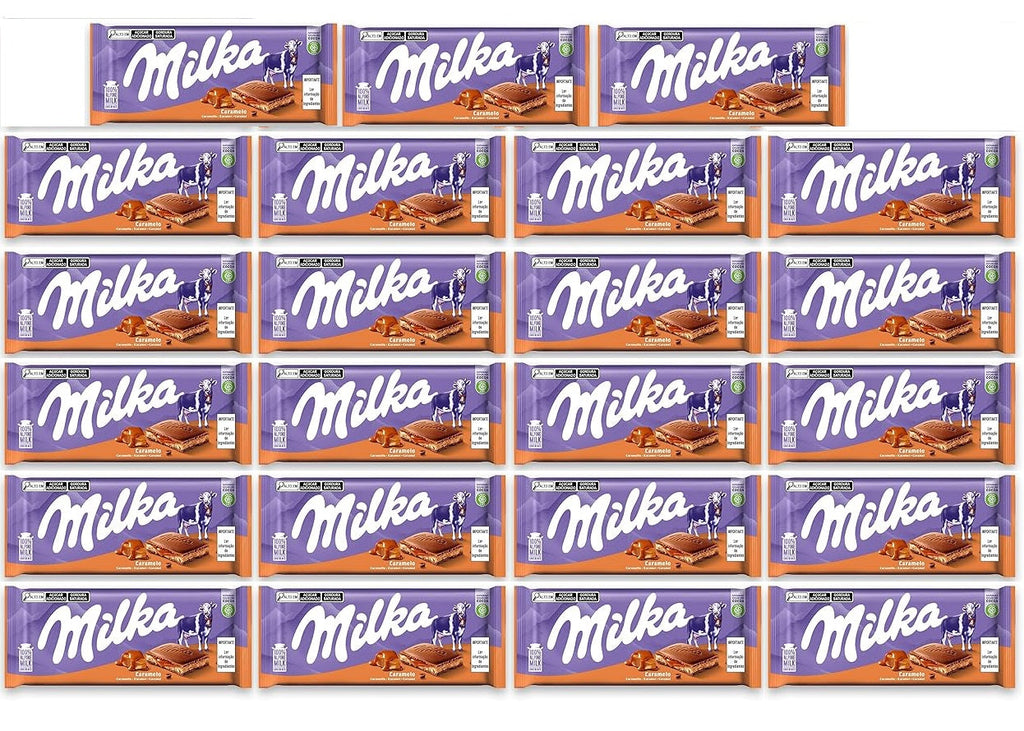 23 x Milka Caramel Large Bar - 100GM