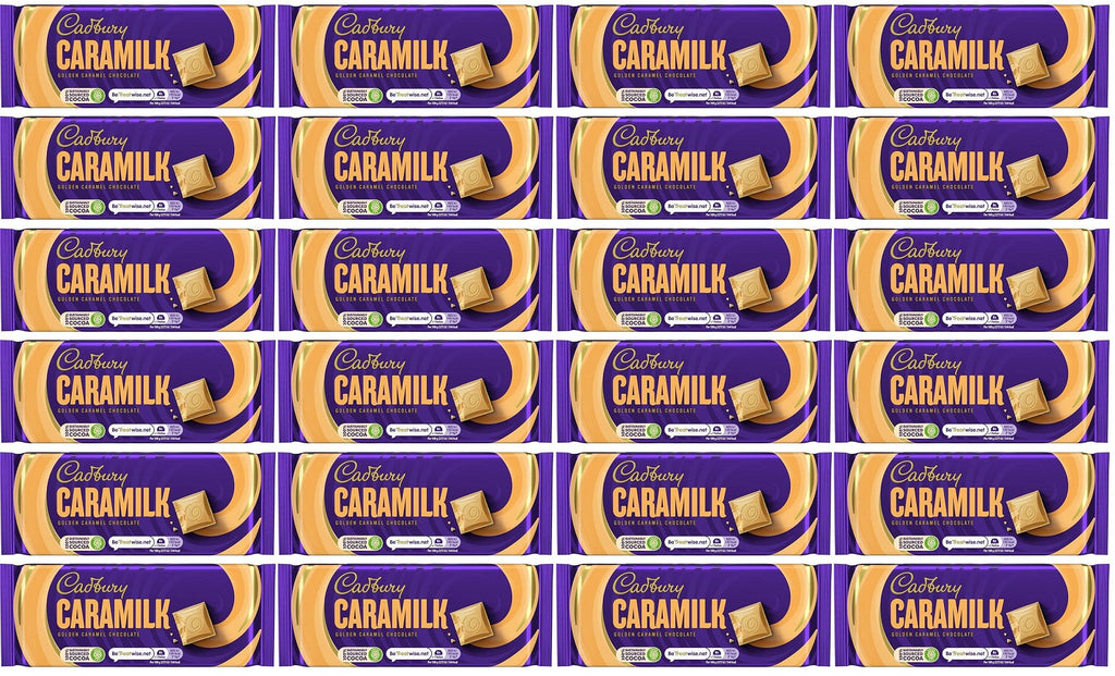 24 x Cadbury Caramilk Golden Caramel Chocolate 90G