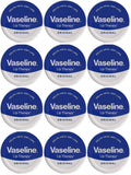 12 x Vaseline Lip Therapy Lip Balm Tin Original 20 G