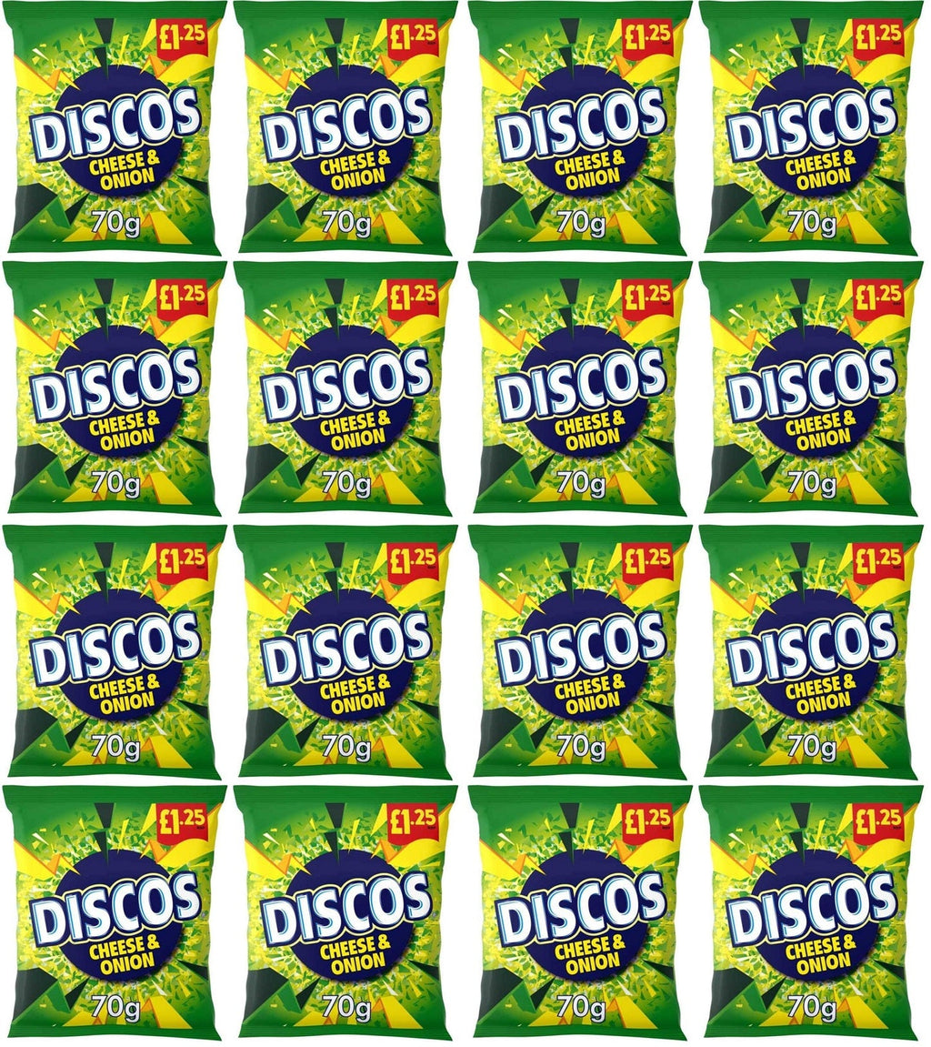 16 x Kp Discos Cheese & Onion - 70GM