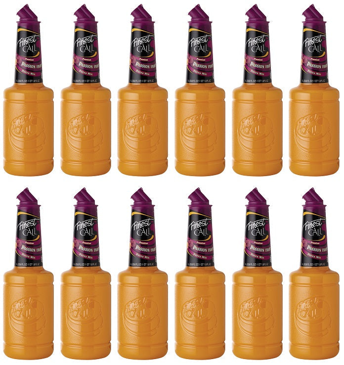 12 x Finest Call Premium Passionfruit Puree Mix 1 Litre
