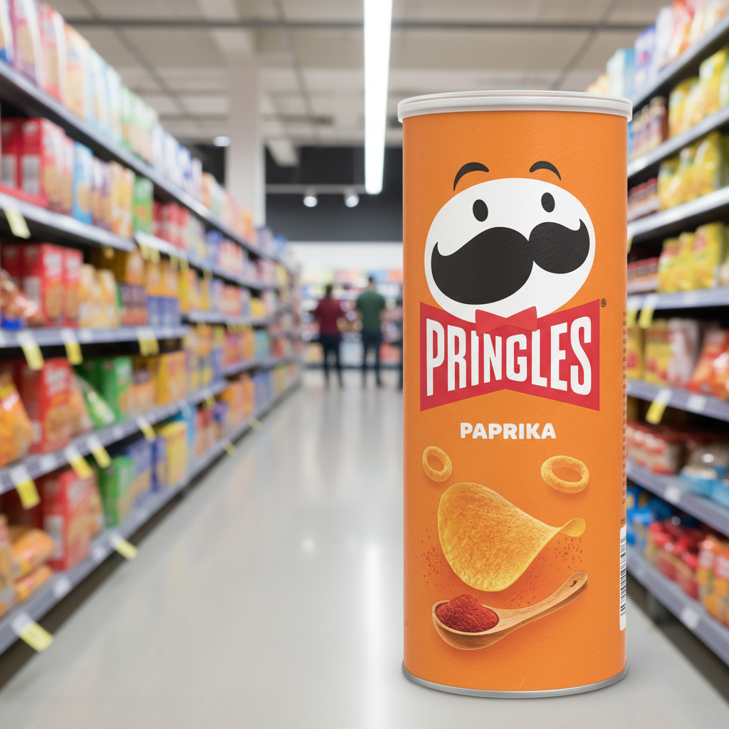 12 x Pringles Paprika 40G