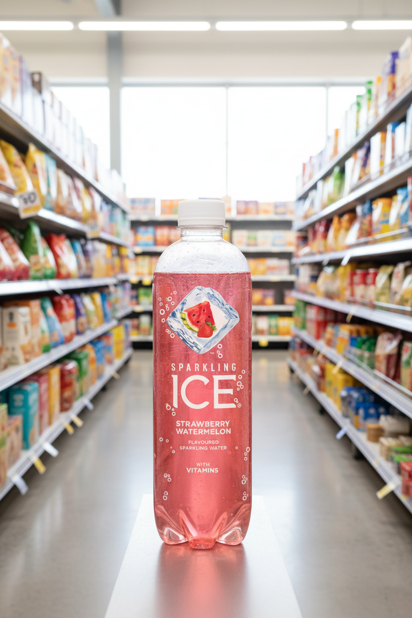 12 x Sparkling Ice Strawberry Watermelon 500ml
