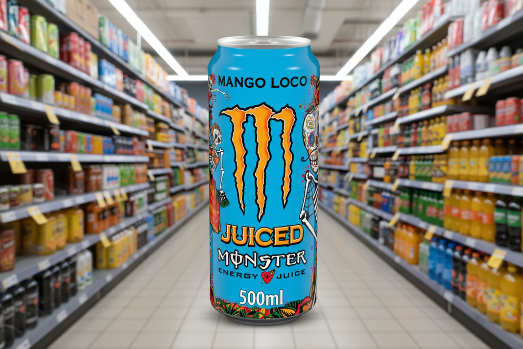 24 x Monster Mango Loco Energy + Juice 500Ml