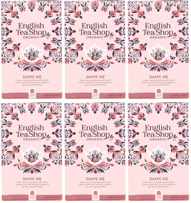 6 x English Tea Shop Shape Me - 20Bags