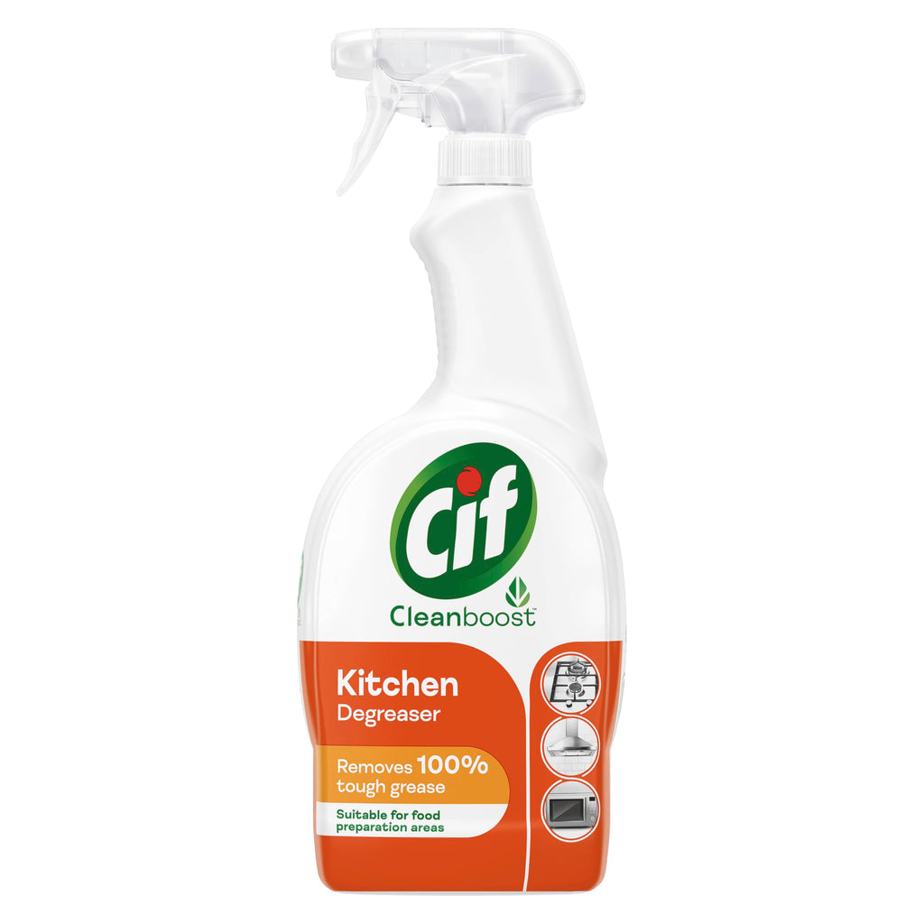 6 x Cif  Kitchen Spray Cleanboost 700 Ml