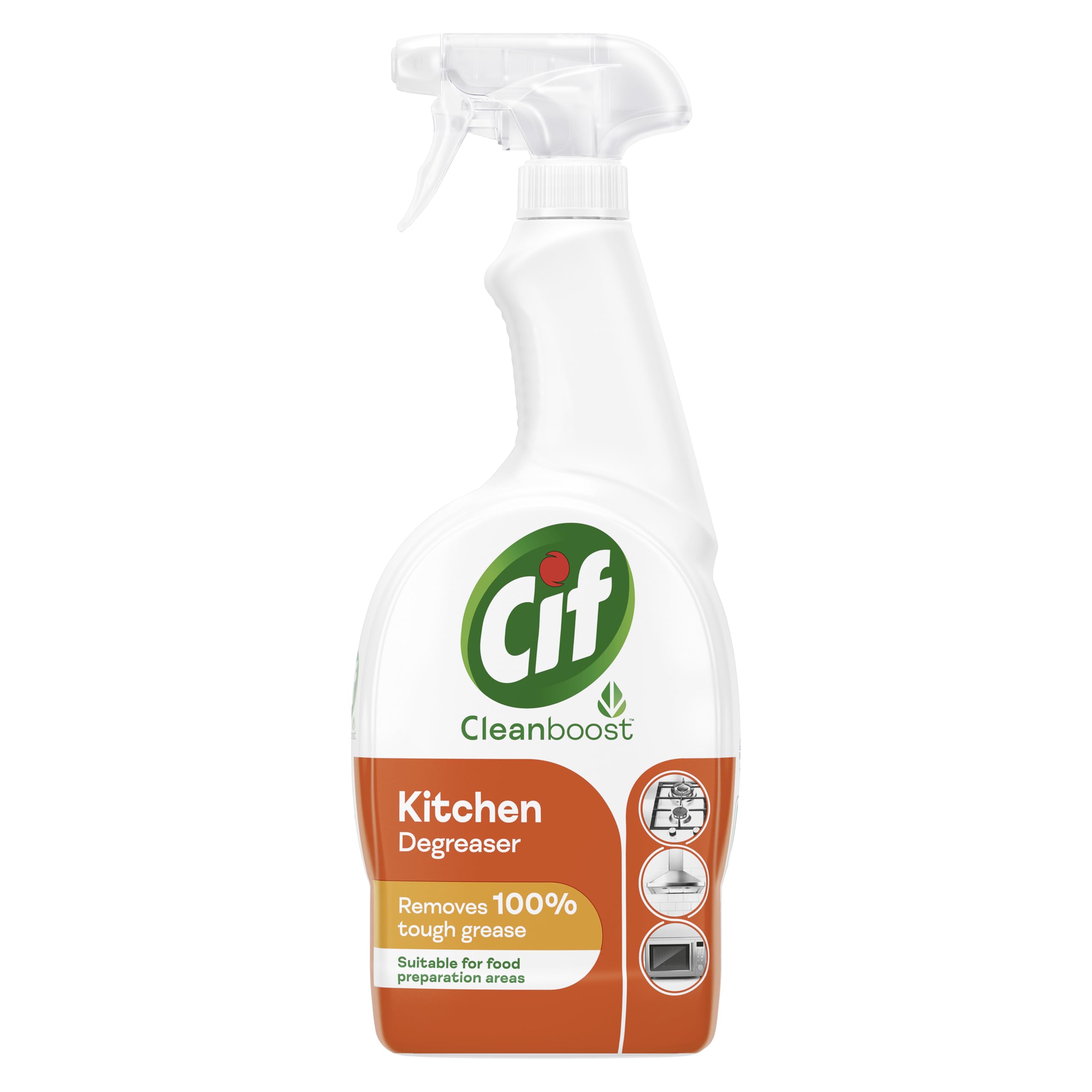 6 x Cif  Kitchen Spray Cleanboost 700 Ml