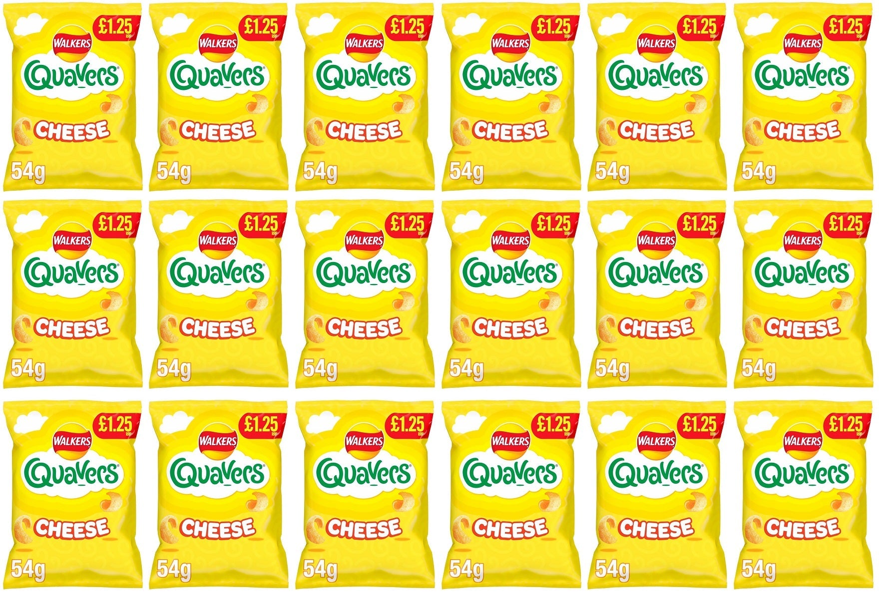 18 x Quavers Cheese - 54GM