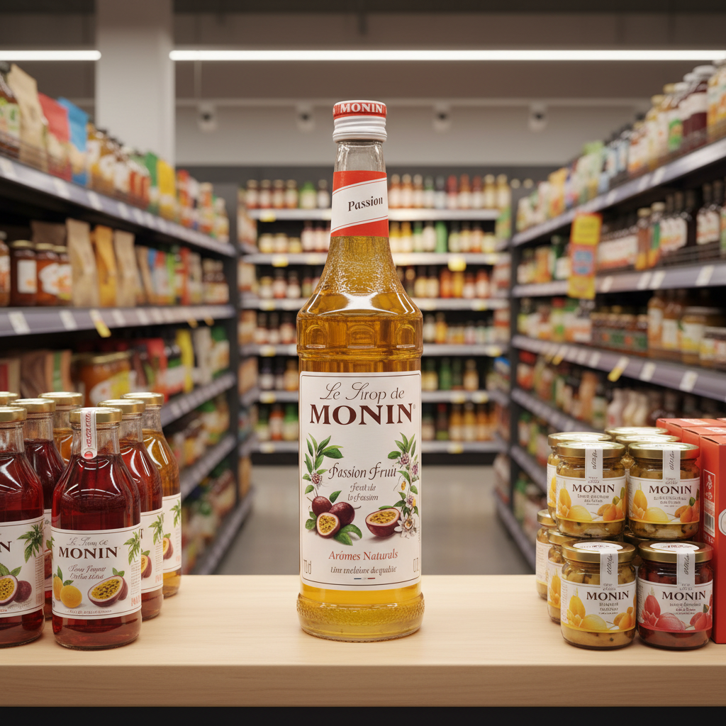 6 x Monin Passion Fruit 70Cl