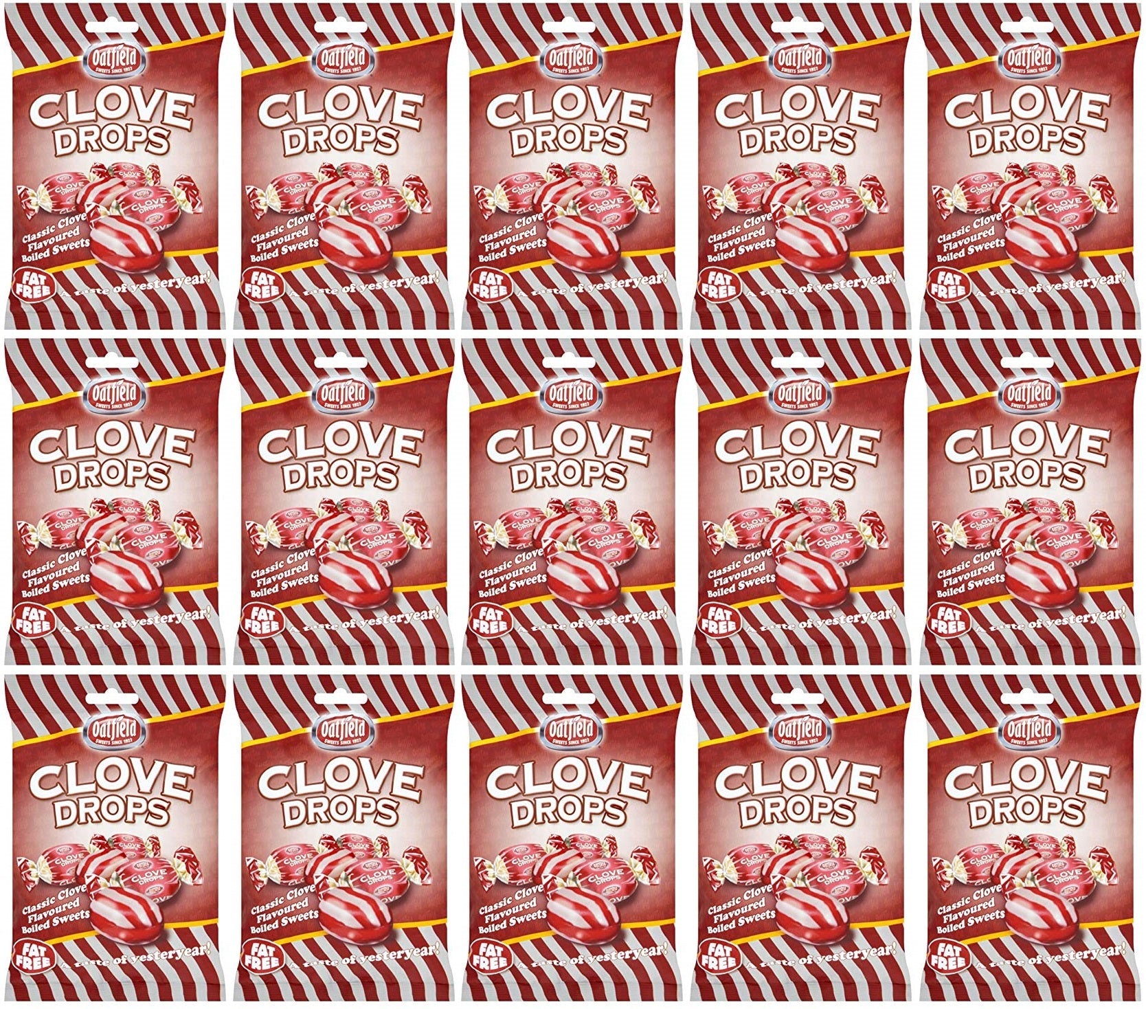 15 x Oatfield Clove Drops 150G