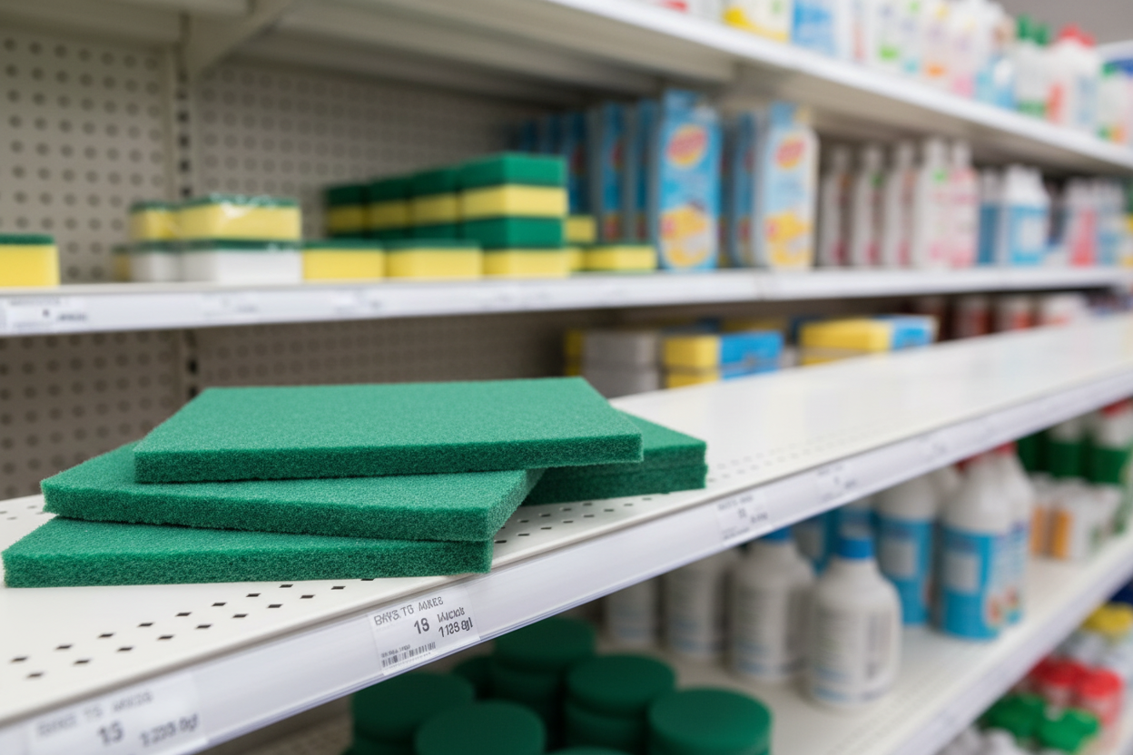 Green Scouring Pad