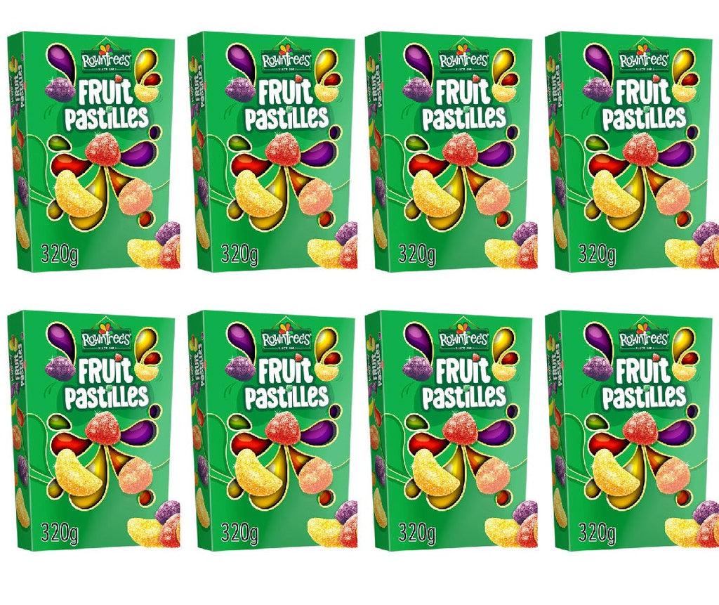 8 x Rowntrees Fruit Pastille Carton  - 320GM