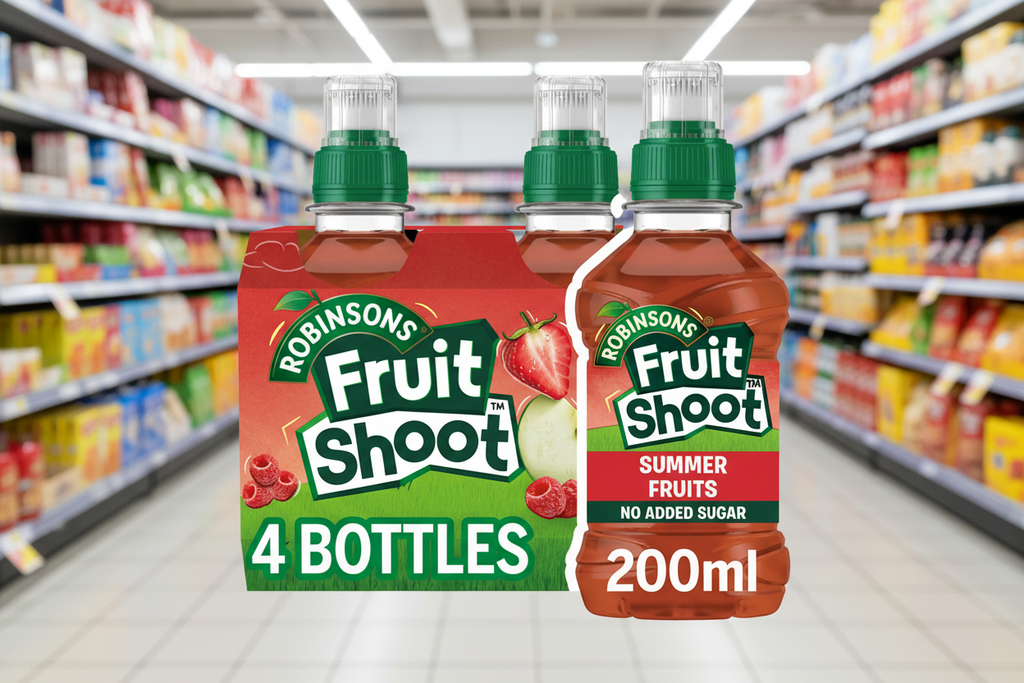 6 x Robinsons Fruit Shoot Summer Fruits&nbsp; No Added Sugar 4 x 200ml