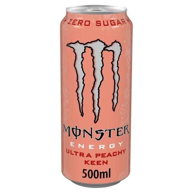 12 x Monster Energy Ultra Peachy Keen 500Ml