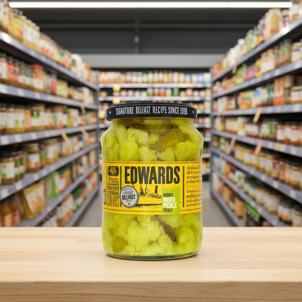 4 x Edwards Mixed Pickles 350Gm
