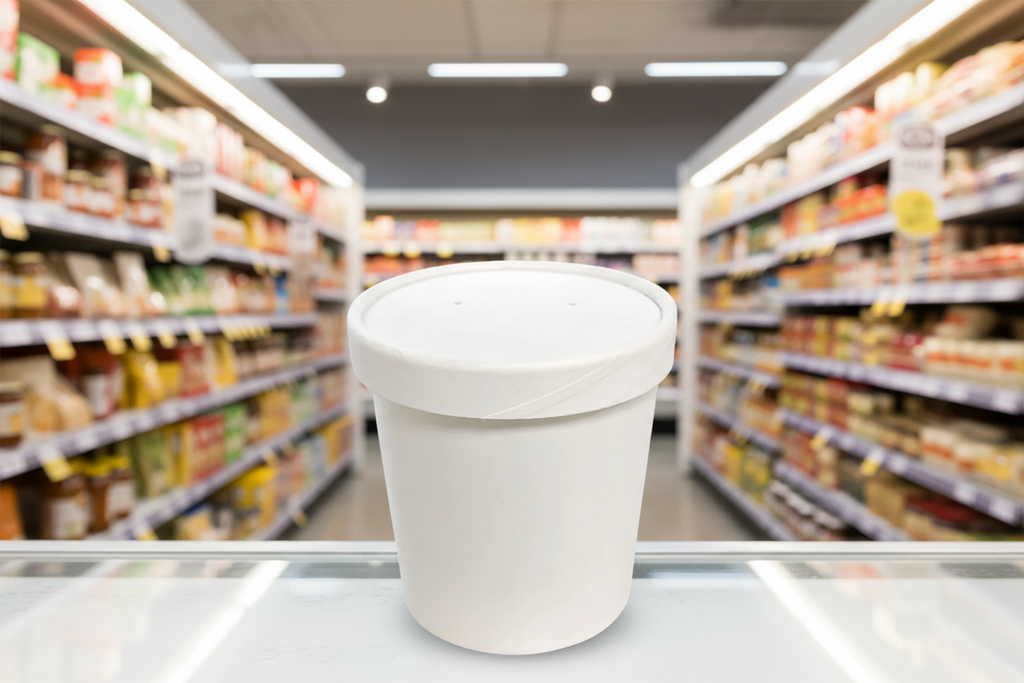 Lid Paper Con Soup 8/12Oz