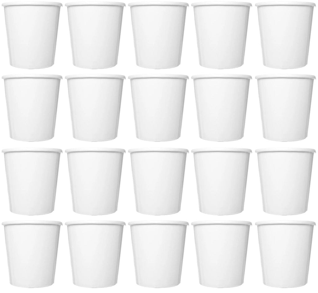 20 x Lid Paper Soup Cont 16Oz