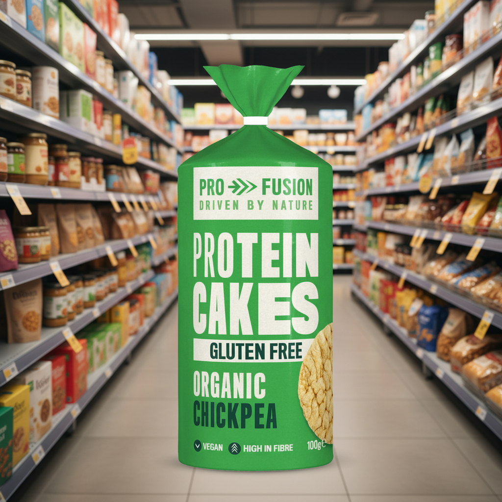 Profusion Protein Chickpea Cakes Org - 100g