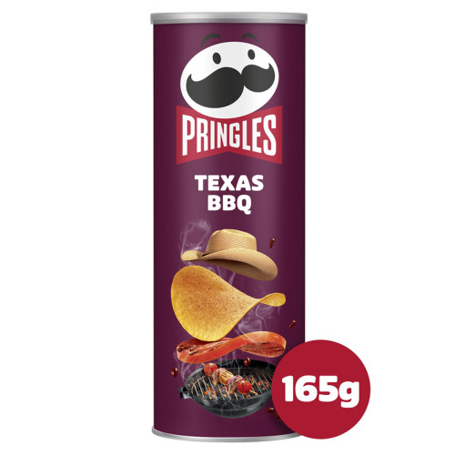 19 x Pringles Texas Bbq Sauce 165G