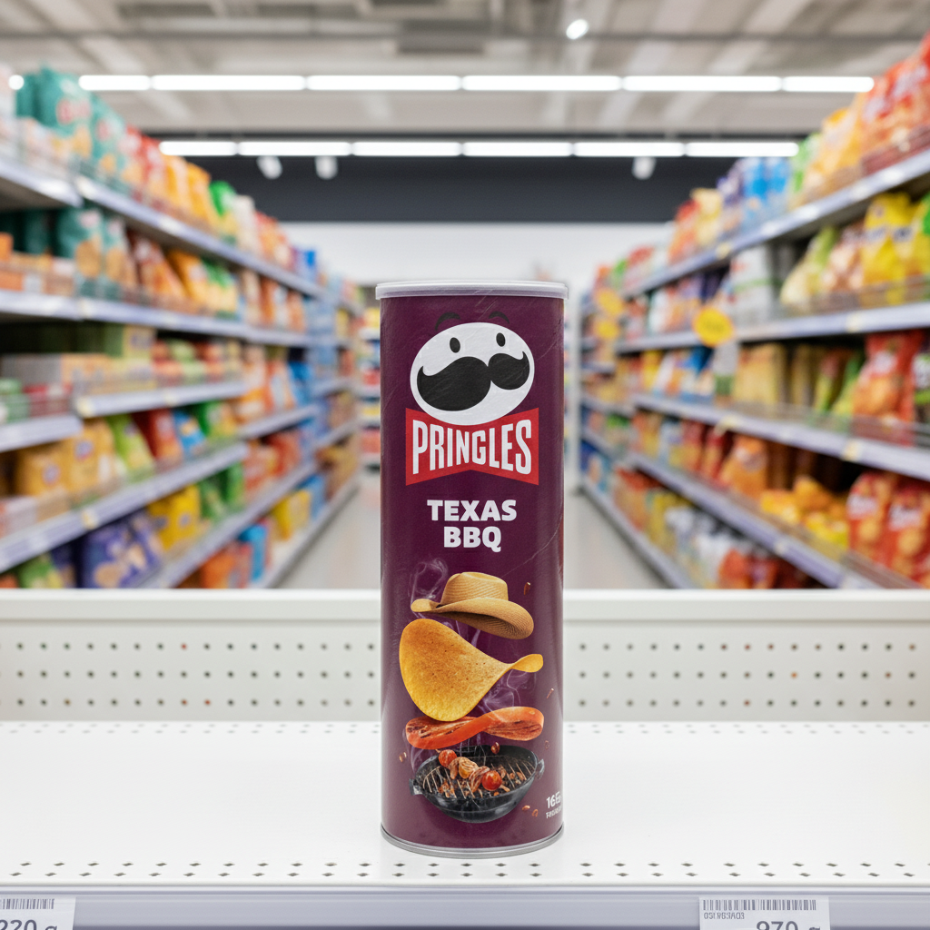 19 x Pringles Texas Bbq Sauce 165G
