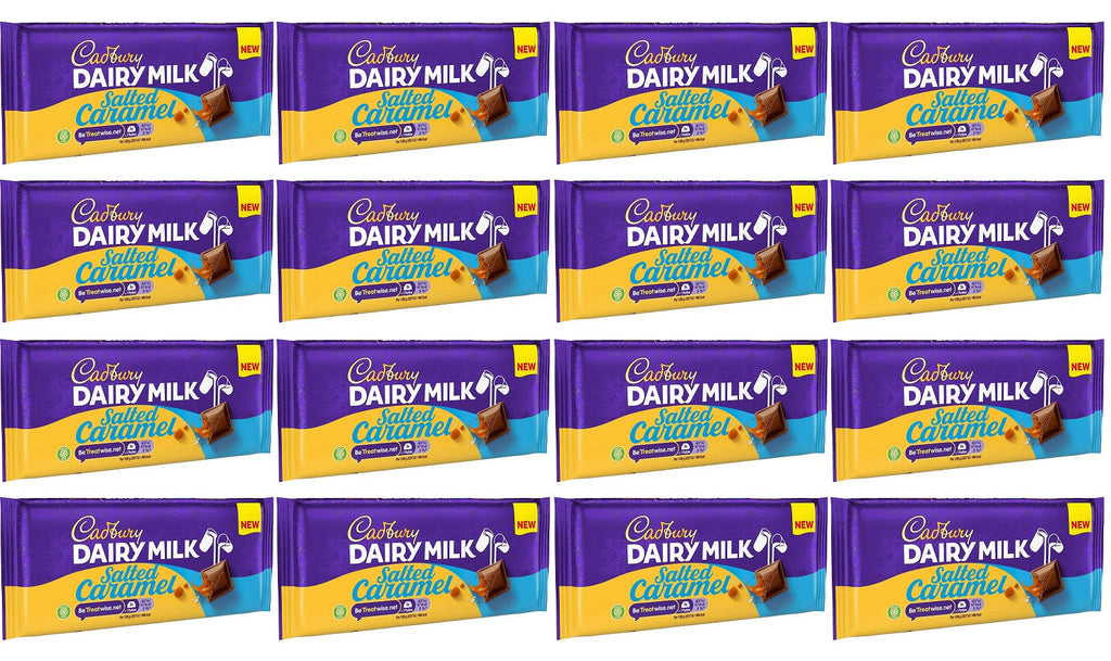 16 x Cadbury Dairy Milk Salted Caramel 120G