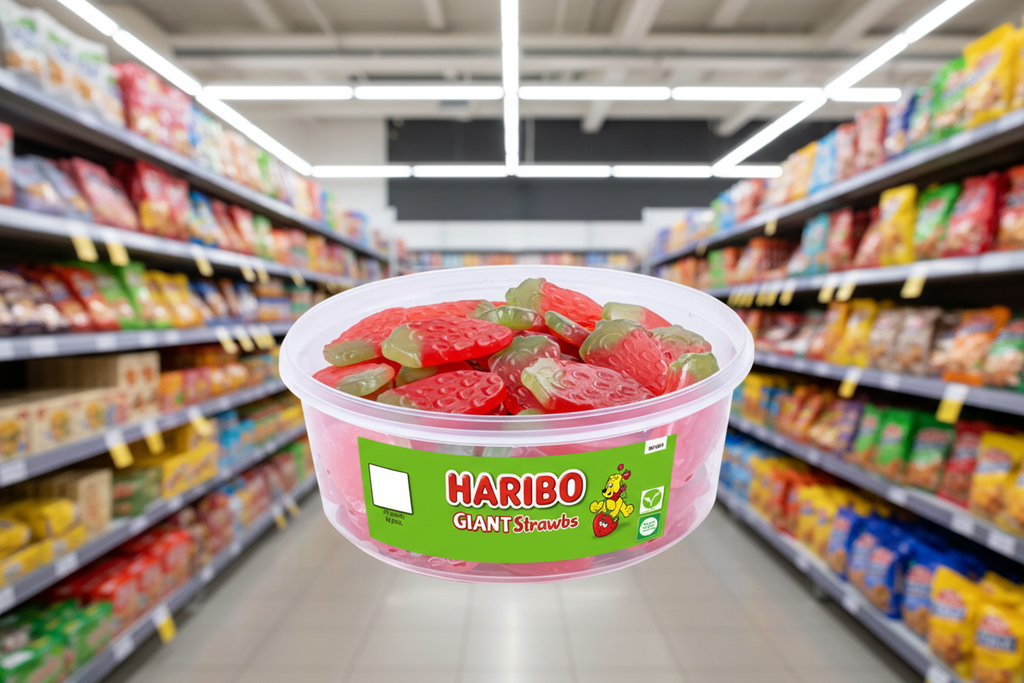 Haribo Giant Strawbs 825G