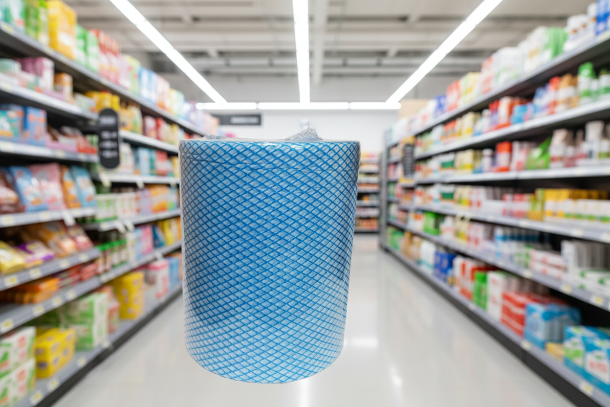 J Cloth Blue Roll X 1