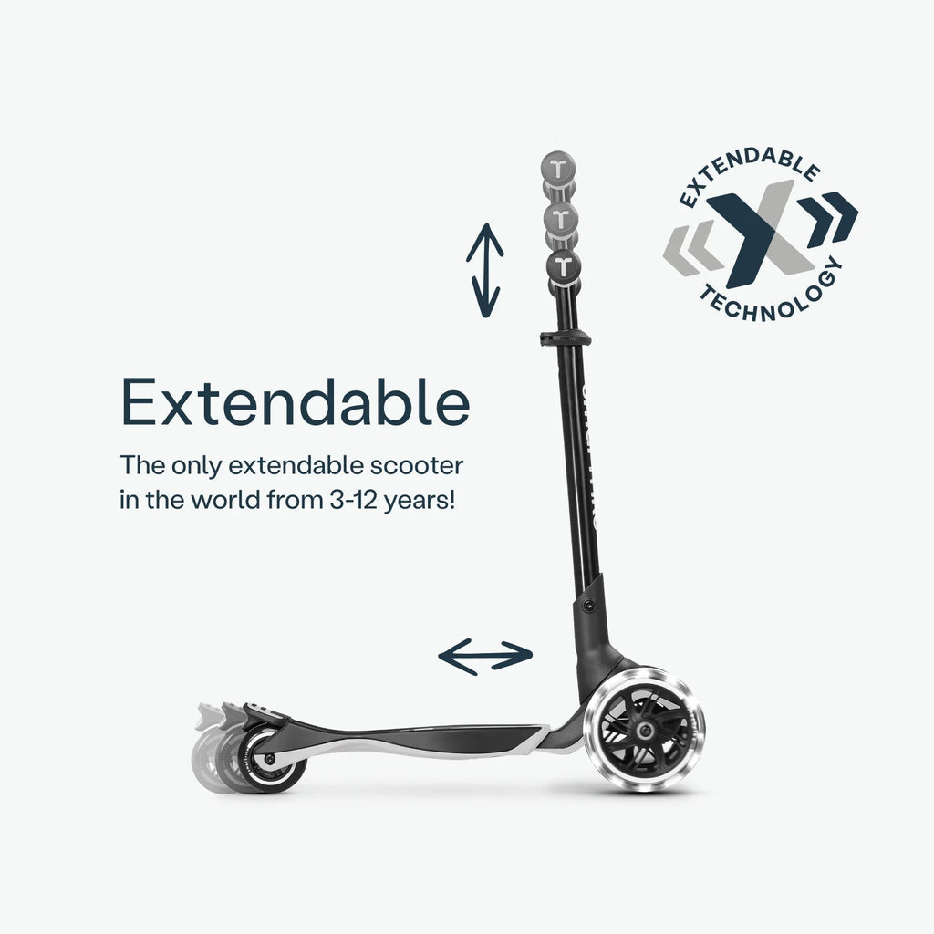 SmarTrike Xtend 4 in 1 Ride on Plus Scooter - Grey