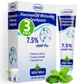 7.5% Nano-Hydroxyapatite Toothpaste 3 Pack – Fresh Breath Whitening, Remineralizes Enamel, Sensitive Relief, Antiplaque, Natural Peppermint, Fluoride-Free