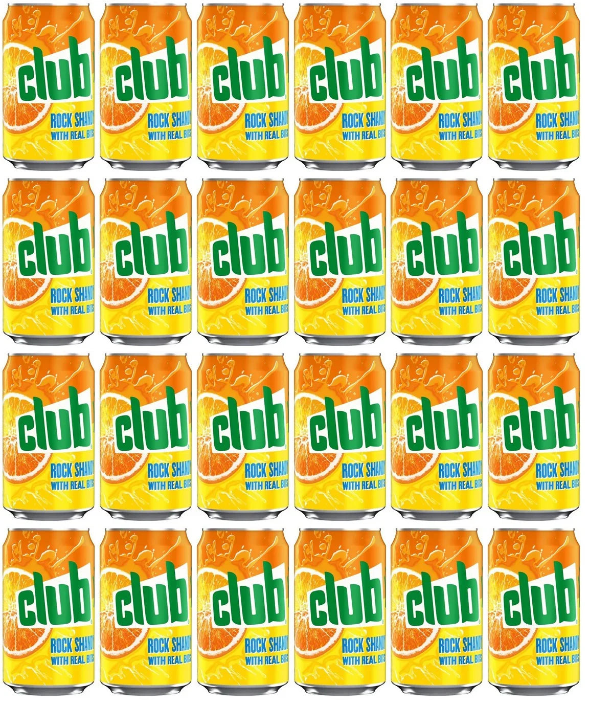 24 x Club Rock Shandy With Real Bits Can 330Ml