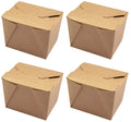 4 x No.2 Kraft Bio Box Container (49Oz) (4X50`S)