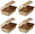 4 x No.9 Corrugated Snack Box Clam Shell 50Pk X 4