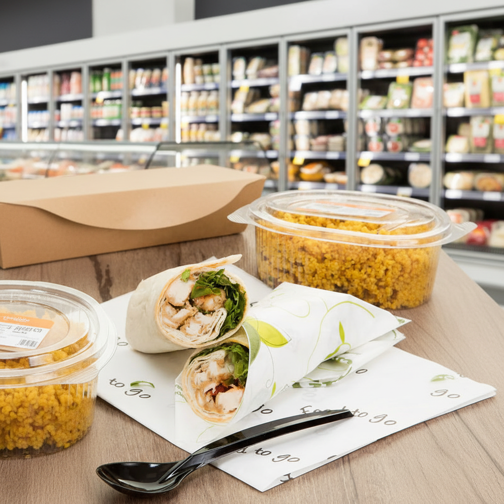 Food-To-Go Greaseproof Sheets -350 X 450Mm -960 Compostable