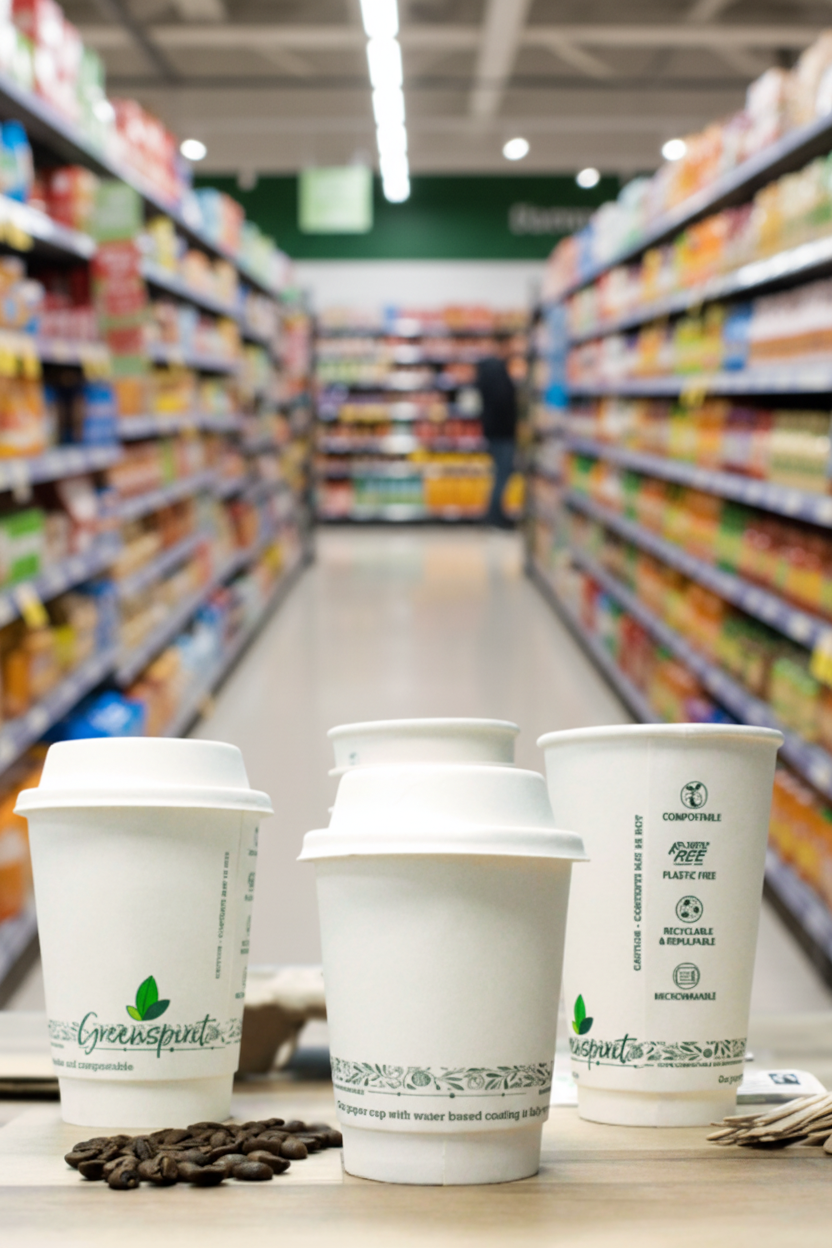 Cup Double Wall 12Oz Plastic Free