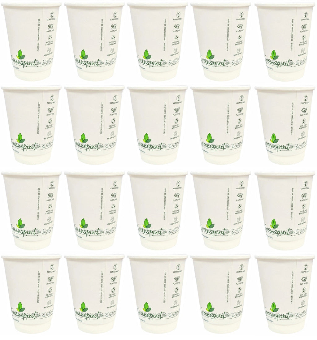 20 x 16Oz Gs Double Wall Cup Plastic Free  25X20
