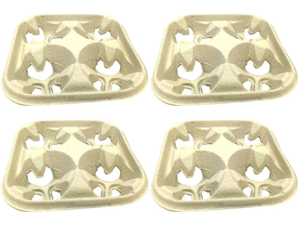 4 x Tray 4 Cup Carrier Pulp 220Pk