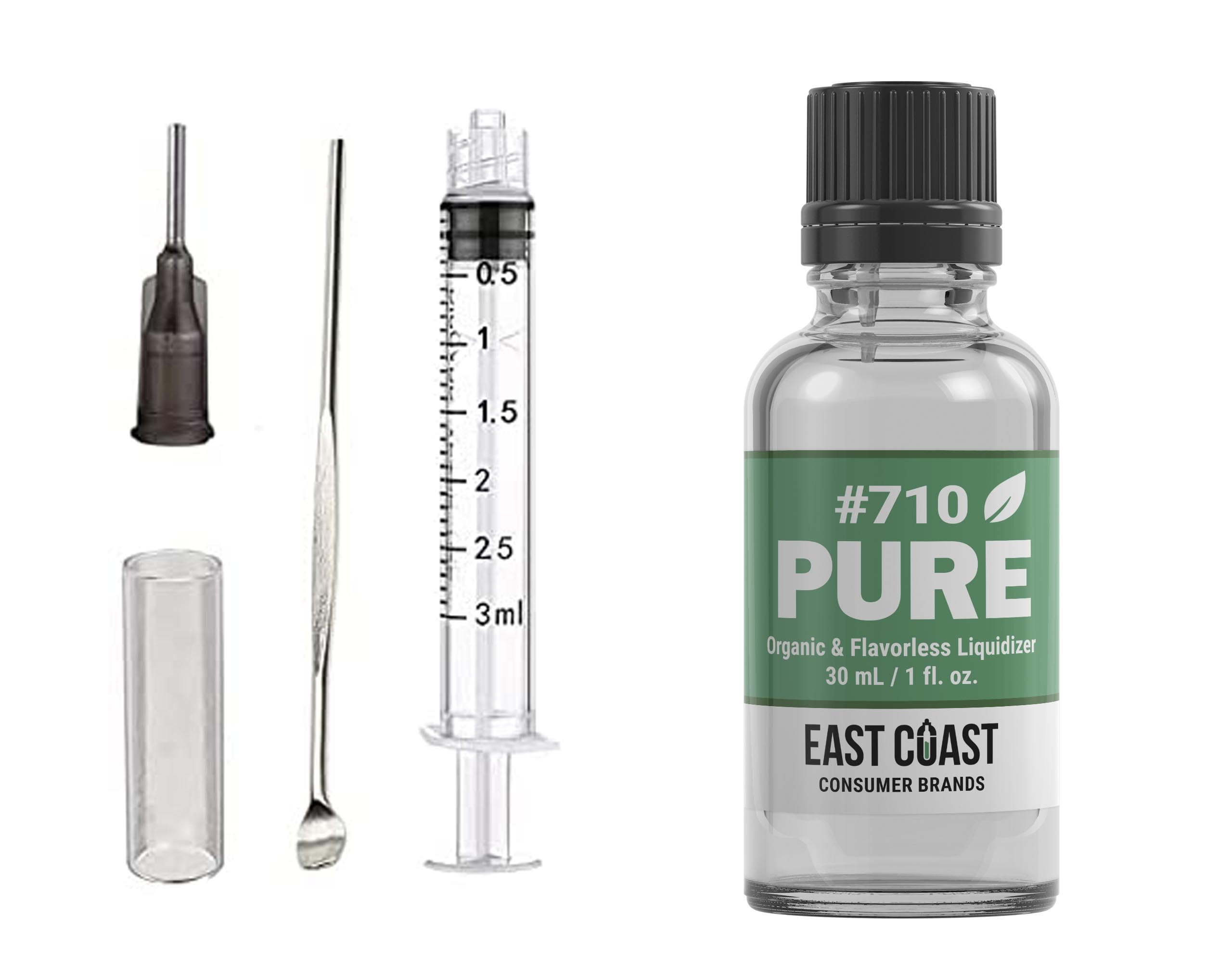 710 Pure Flavorless Original Liquidizer (30 mL) + Tool Kit – Odorless & Tasteless, Made in USA