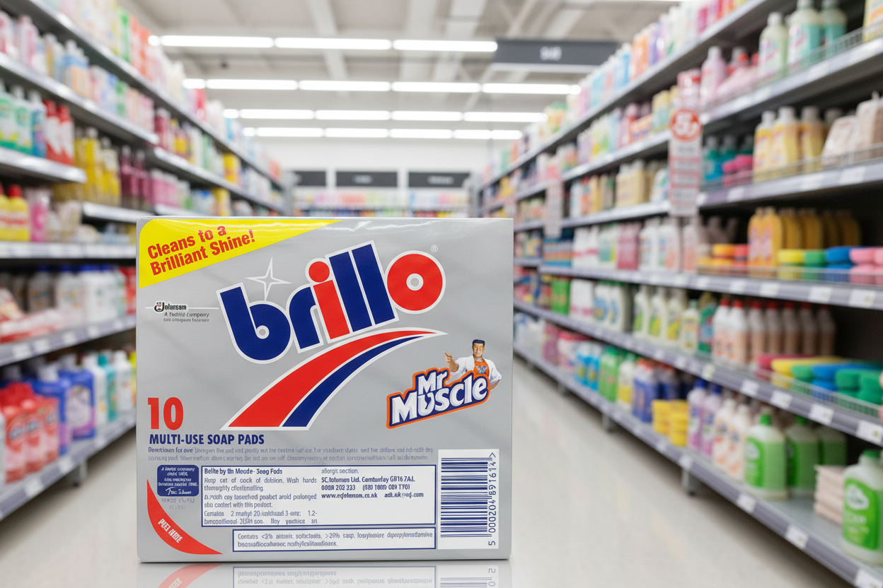 12 x Brillo 10 Multi-Use Soap Pads