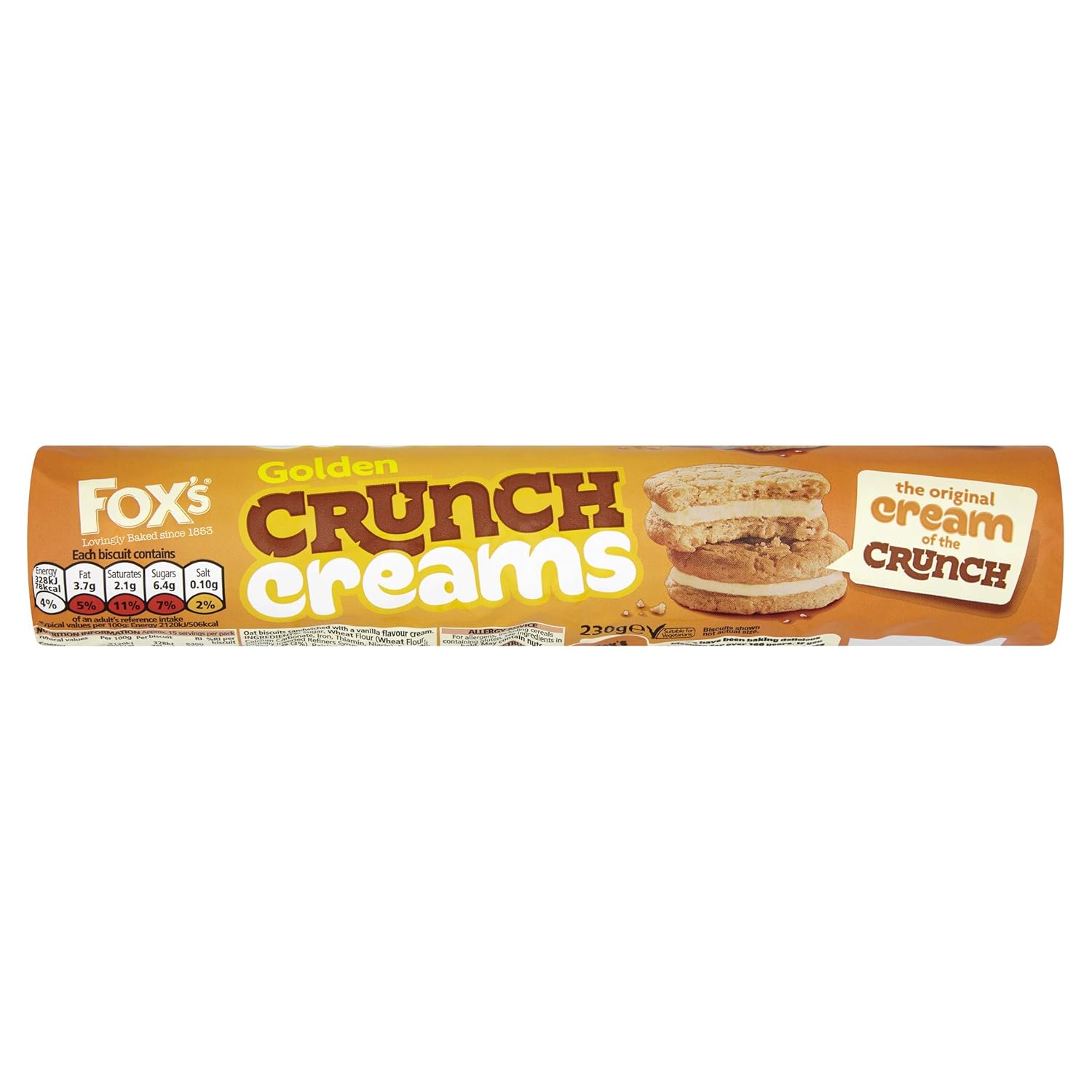 16 x Foxs Golden Crunch Creams 200Gm