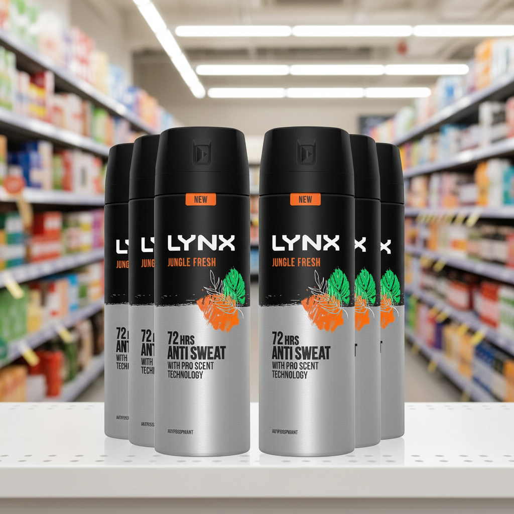 6 x Lynx  Antiperspirant Deodorant Jungle Fresh 150 Ml