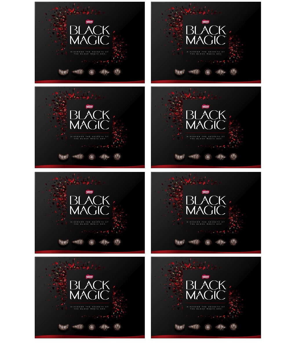 8 x Black Magic Small Box  - 174GM