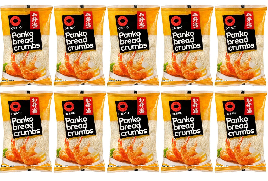 10 x Obento Panko Bread Crumbs - 200G