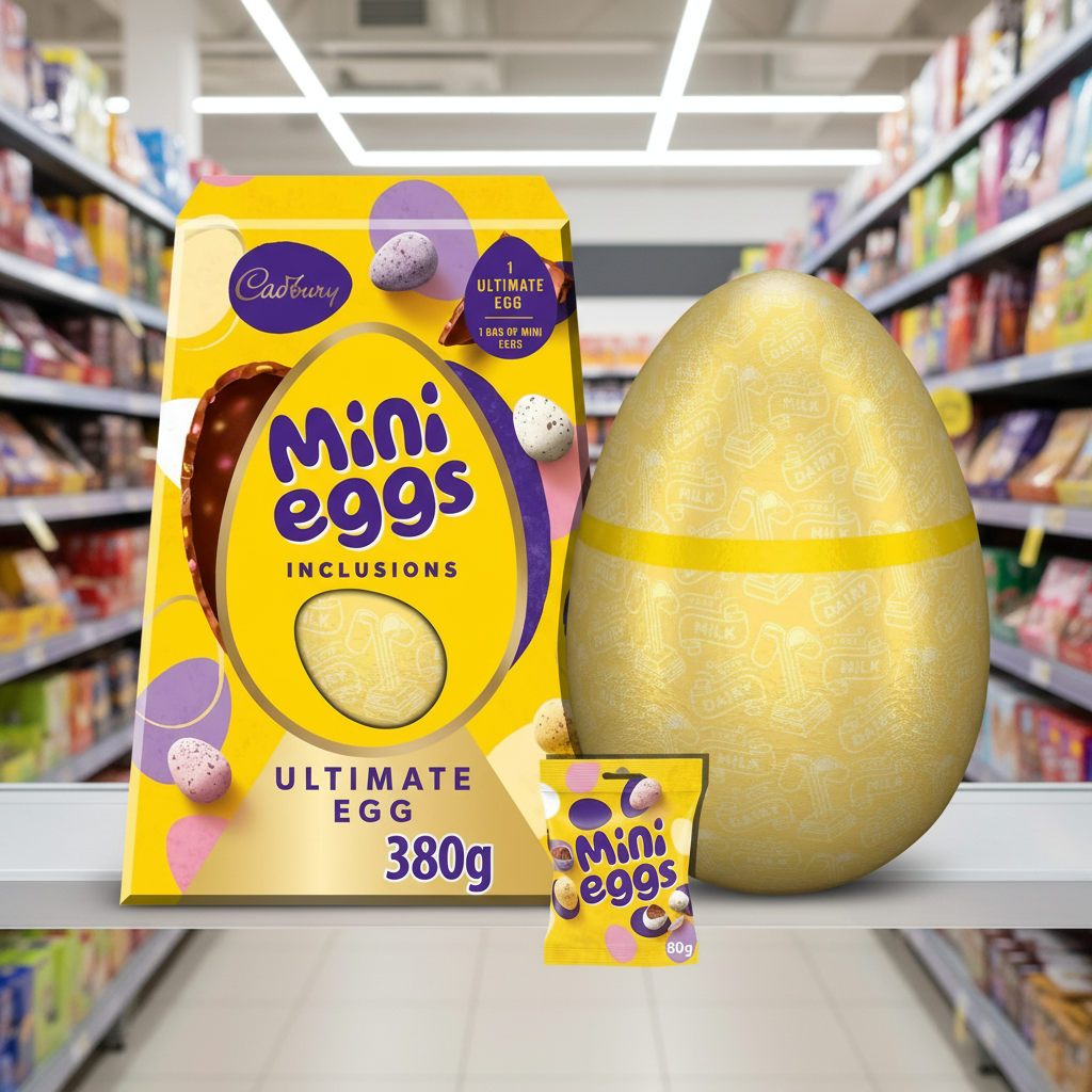 4 x Cadbury Mini Egg Ultimate Egg - 374g