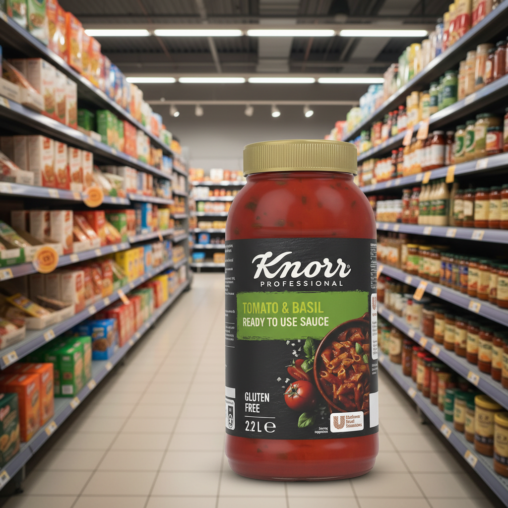 2 x Knorr Professional Tomato & Basil Ready To Use Sauce 2.2L