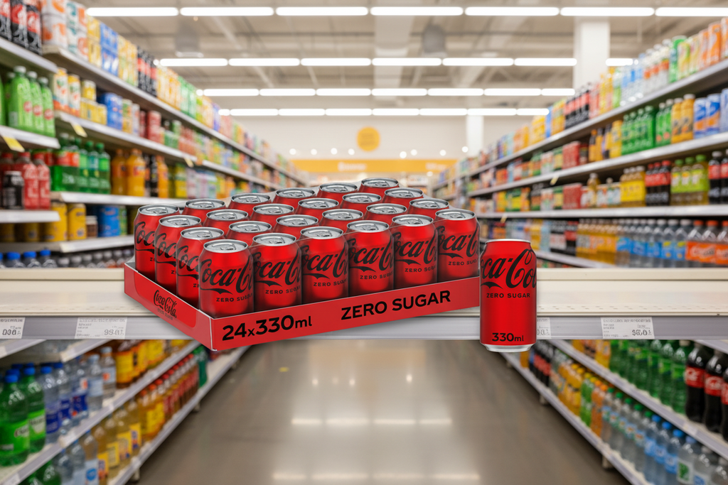 24 x Coca-Cola Zero Sugar 330Ml